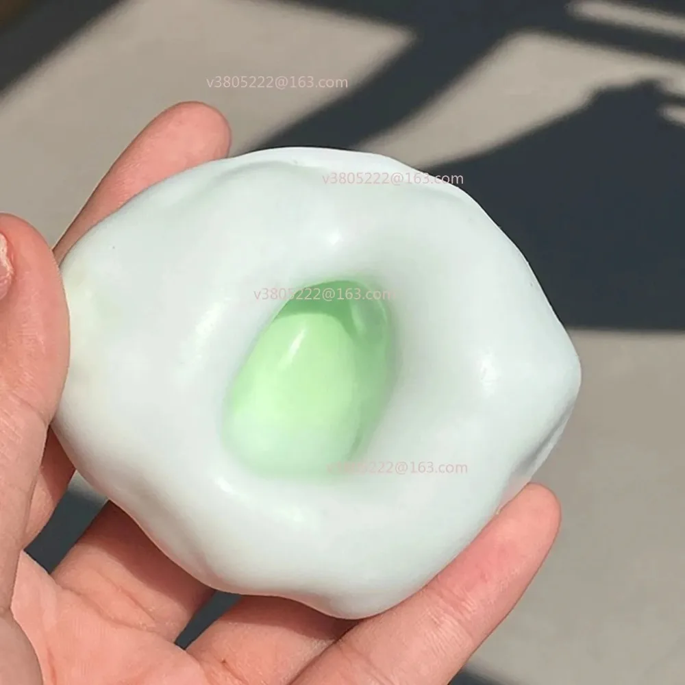 لعبة طاولة كرة لزجة صغيرة مصنوعة يدويًا من Taba Squishy فائقة النعومة لتخفيف التوتر من الجليد - لعبة تخفيف التوتر لمرونة اليد
