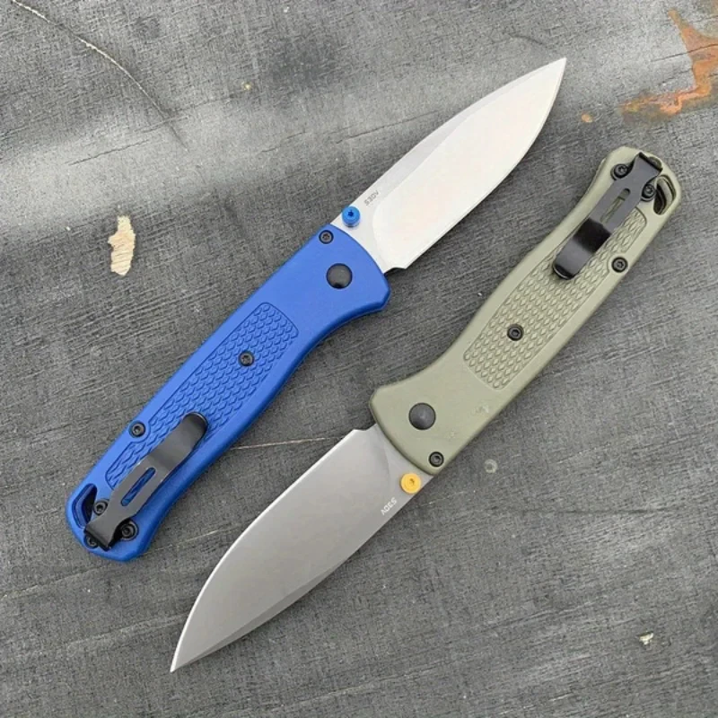 BM 535 Bugout Folding Pocket Knife 440C Blade Nylon Fibre Handle Camping Hunting Survival Tactical Hand Multitool EDC Knives