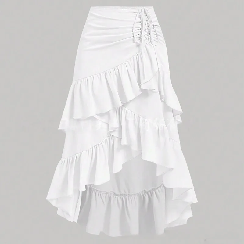American Retro Style Elegant Irregular Versatile Classics Casual Skirt Fashionable Punk Harajuku Aesthetic Streetwear Sexy Skirt