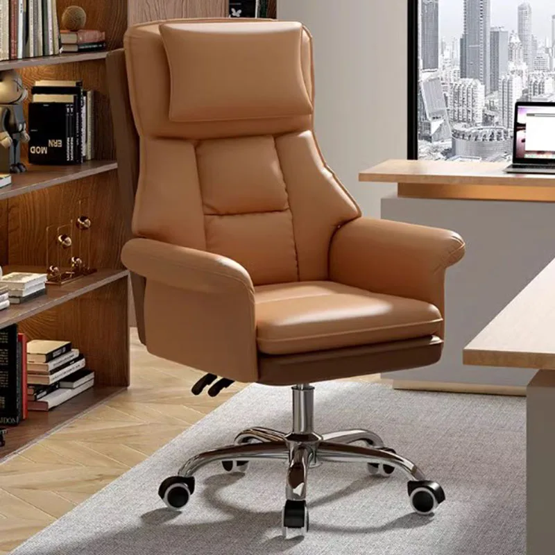 Rotating Support Office Chair Luxairy Fancy Lazy Swivel Wheels Chair Armchair Comfy Cadeira Para Escritorio Salon Furniture