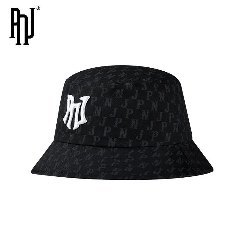 PNJ2023 Fashion New Style Couple Embroidery Bucket Hat All Over Print Leisure Fashion Versatile Sports Sun Hat