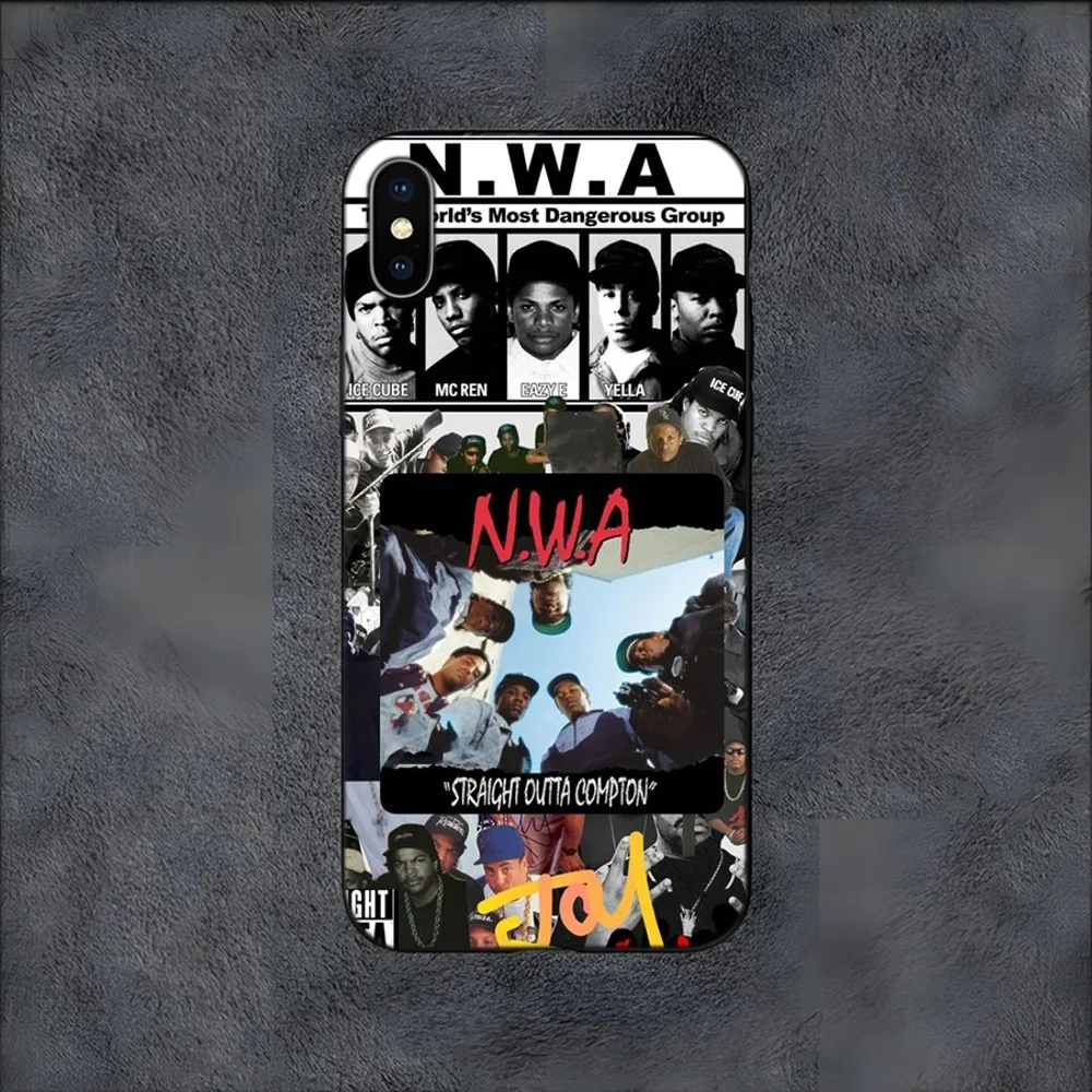 NWA Rap N-Niggaz Wit Attitudes Capa de telefone para Samsung S21, S22, S23, S30, Ultra, S20, S30, Plus, S21 Fe, 10,9,5G Capa de silicone