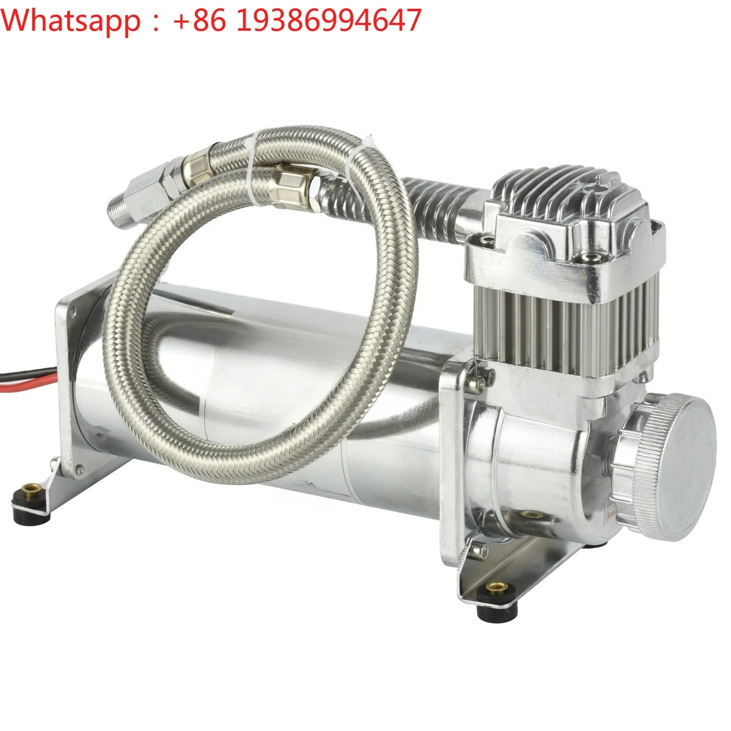For 200 psi Air Ride Suspension Train Horns 3/8NPT 444C Dual Compressor Pump
