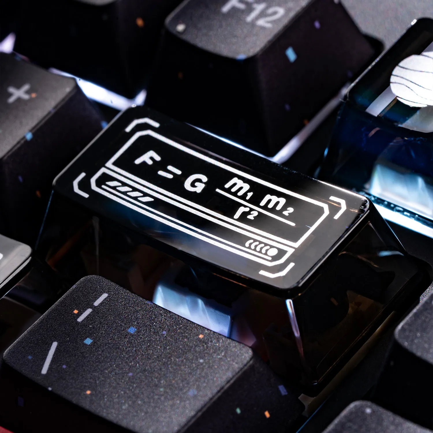 PIIFOX KC-SZXQ PC Keycaps Customization Heat Sublimates Personality Keyboard Keycaps PBT Original Transparent PC Accessories