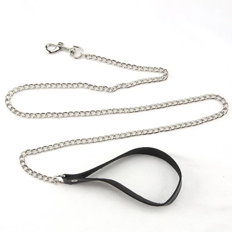 Dark exaggerated collar street shooting traction rope chain training neck sleeve loli bondage necklace necklace