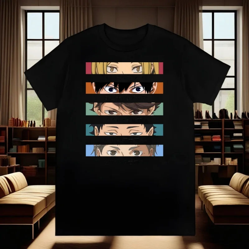 Oya Oya Oya Haikyuu Kuroo أنيمي Bokuto الكرة الطائرة تي شيرت الرجال القمصان جودة الصيف بلايز قصيرة الأكمام تيز تي شيرت