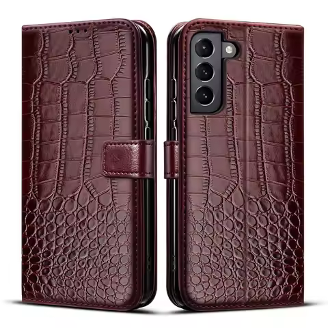 Case for Samsung Galaxy S22 5G S21 Plus S21FE S 22 21 FE S22+ S21+ S23 S24 Ultra phone case Flip leather wallet cover