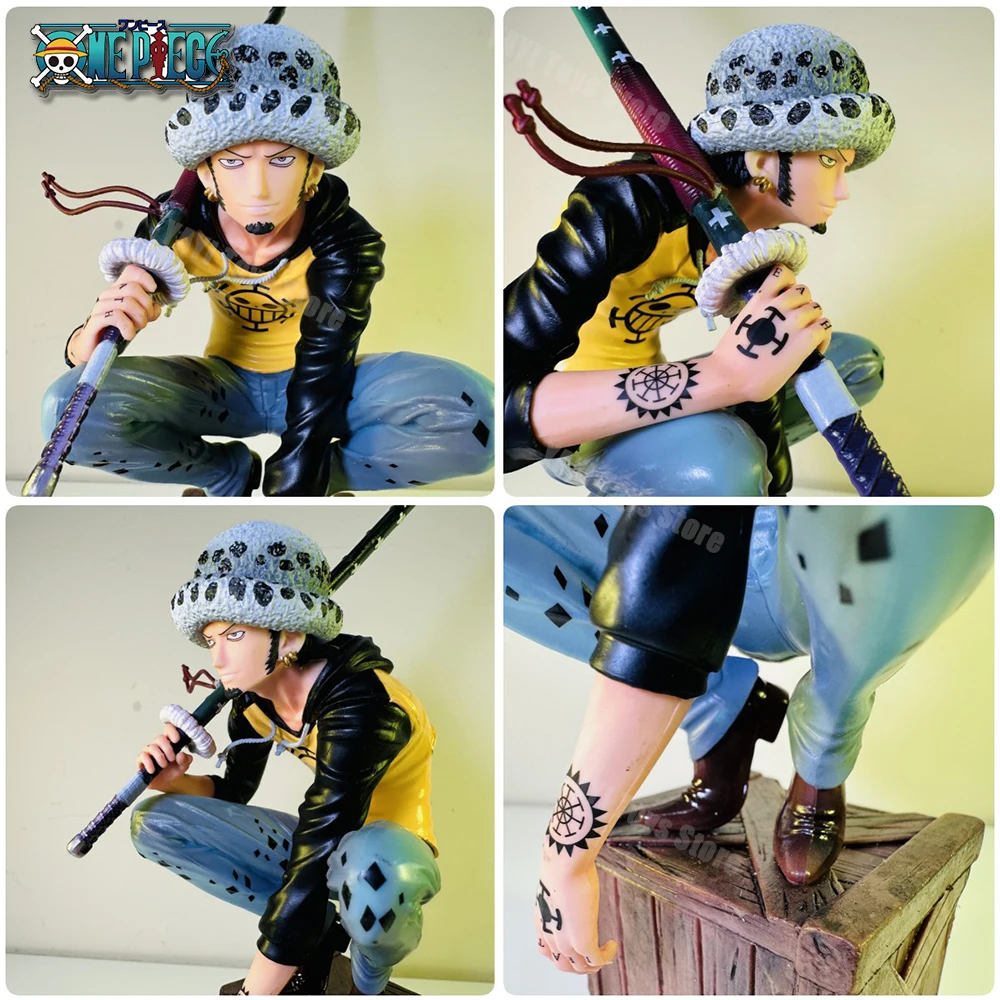 New Anime Figure One Piece Wano Country Trafalgar Law 23cm PVC Collection Action Figure Model Dolls Toy For Gift