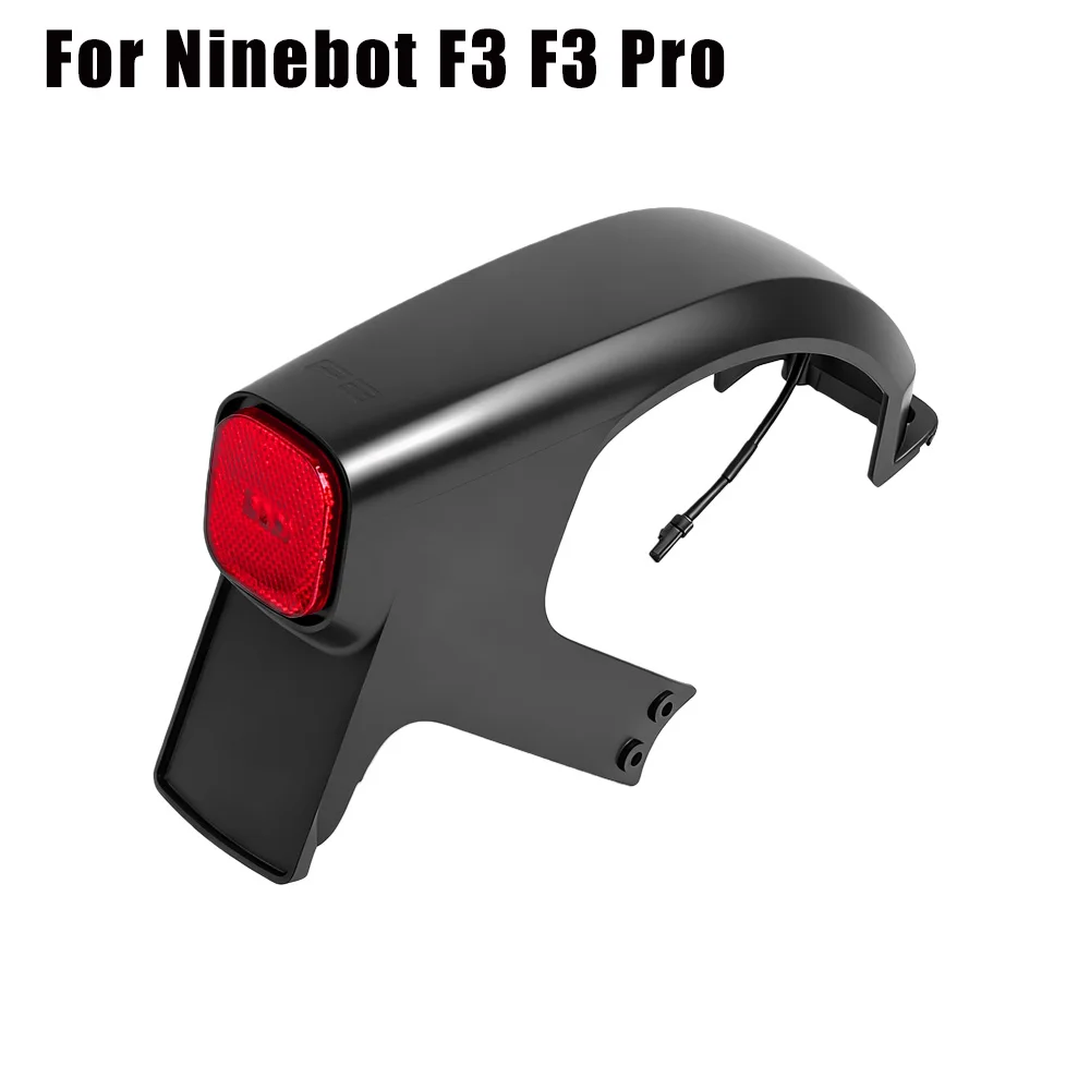 Hinterer Kotflügel mit Rücklicht für Ninebot F3 F3 PRO Elektroroller Zubehör Schutzblech mit Sicherheitsbasis Rücklicht Ersatzteile