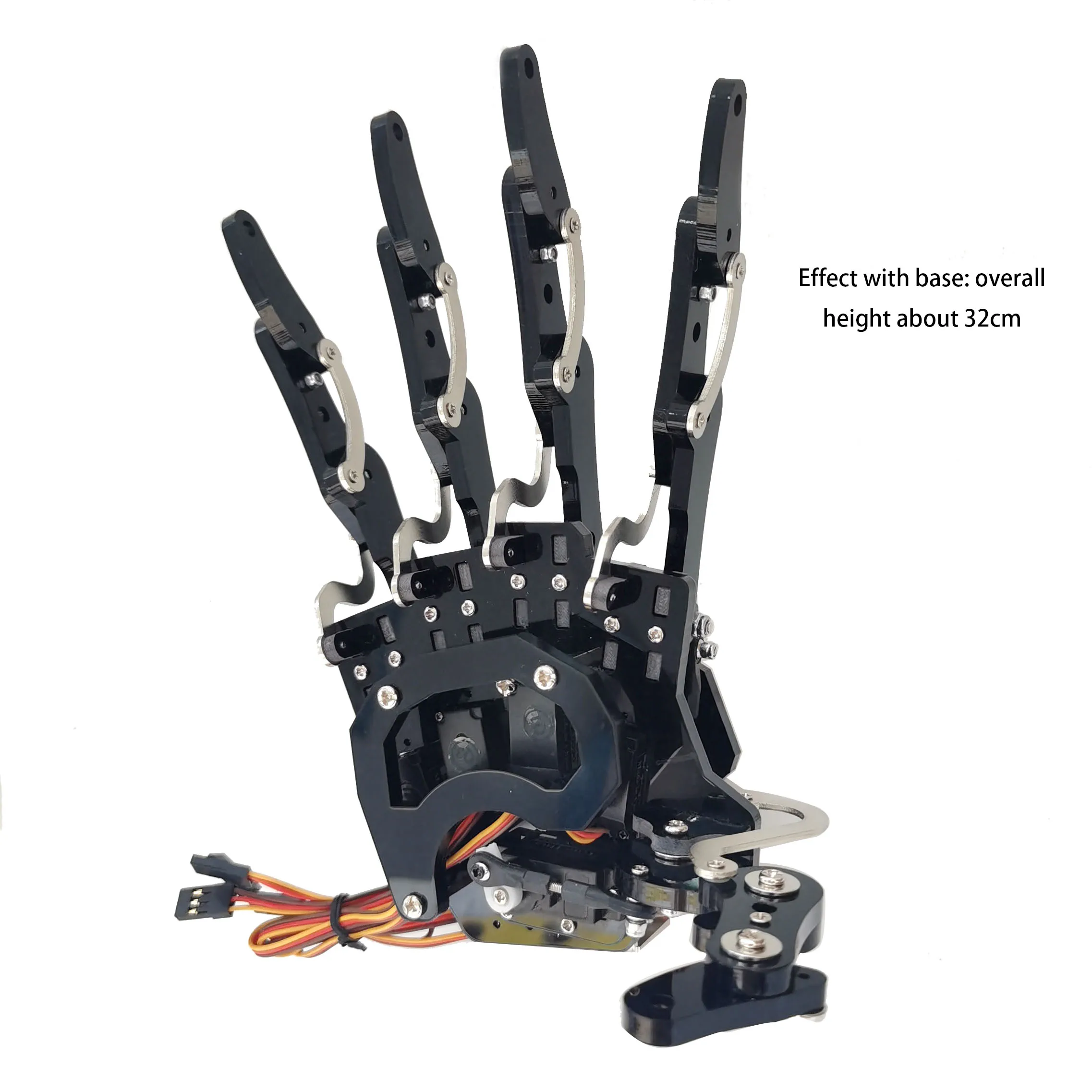 5 dof Roboter hand mit fünf Fingern Servos teuerung links rechts Bionic Palm montiert Greifer für Arduino/Esp32 programmier baren Roboter