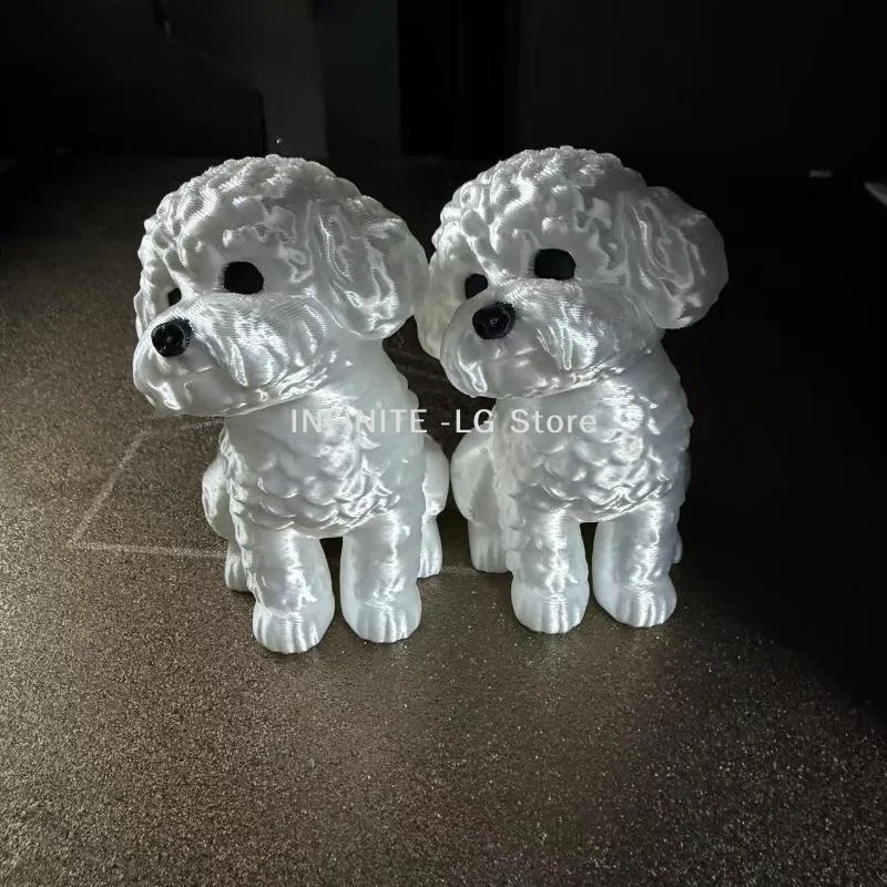 1Pcs Cute Pet Dog Ornaments, Miniature Dog Figurine Crafts, Room Decor, Scene Decoration, Wedding Supplies, Office Desk Decor