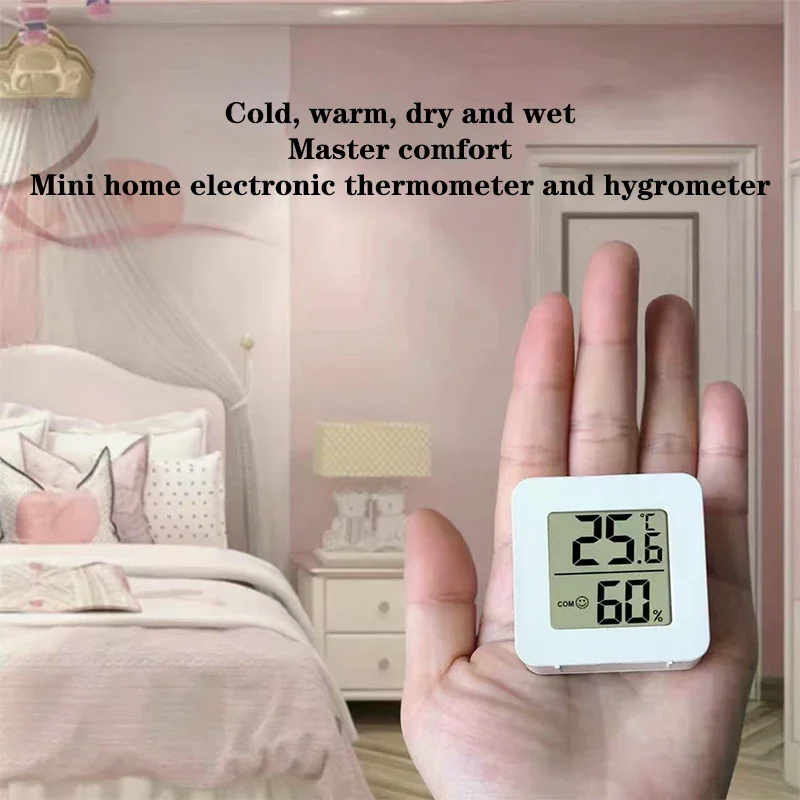 Household Precision Mini Indoor LCD Digital Temperature Room Hygrometer Gauge Sensor Humidity Meter