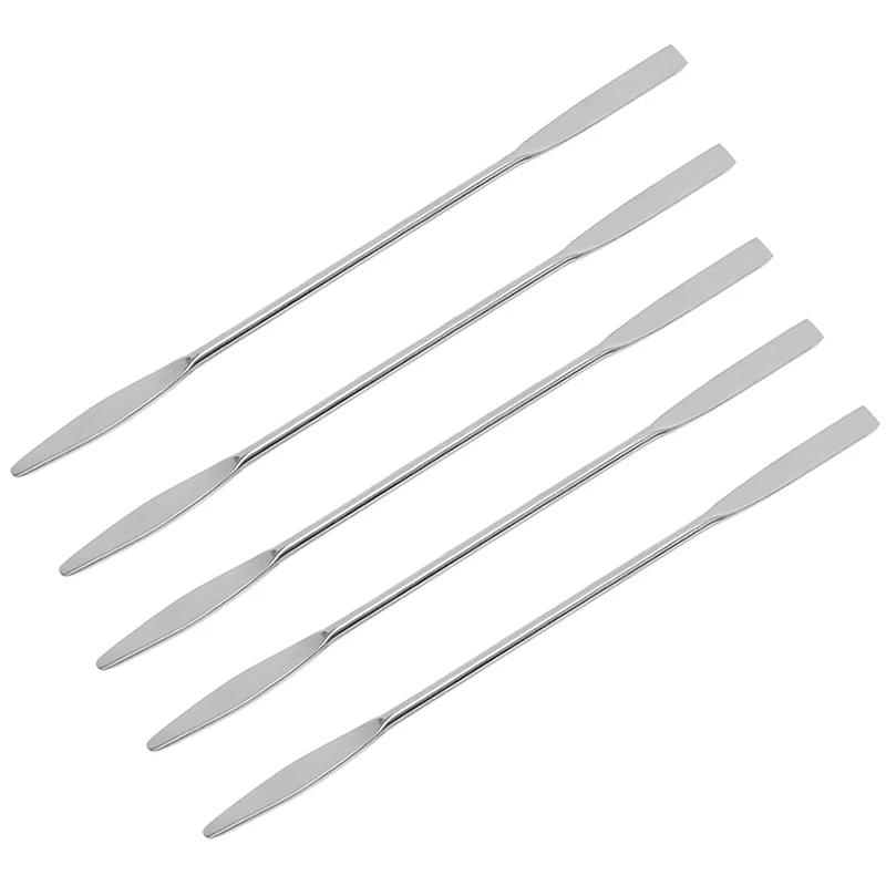 1/2/3/5Pcs Stainless Steel Dual Heads Makeup Toner Spatula Mixing Stick Foundation Cream Mixing Tool Cosmetic Make Up Tool