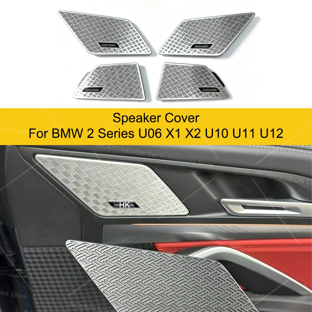 Horn Tweeter Audio Loudspeaker Speakers Cover For BMW 2 Series U06 X1 X2 U10 U11 U12 Automotive Decorative Accessorie Car Refit