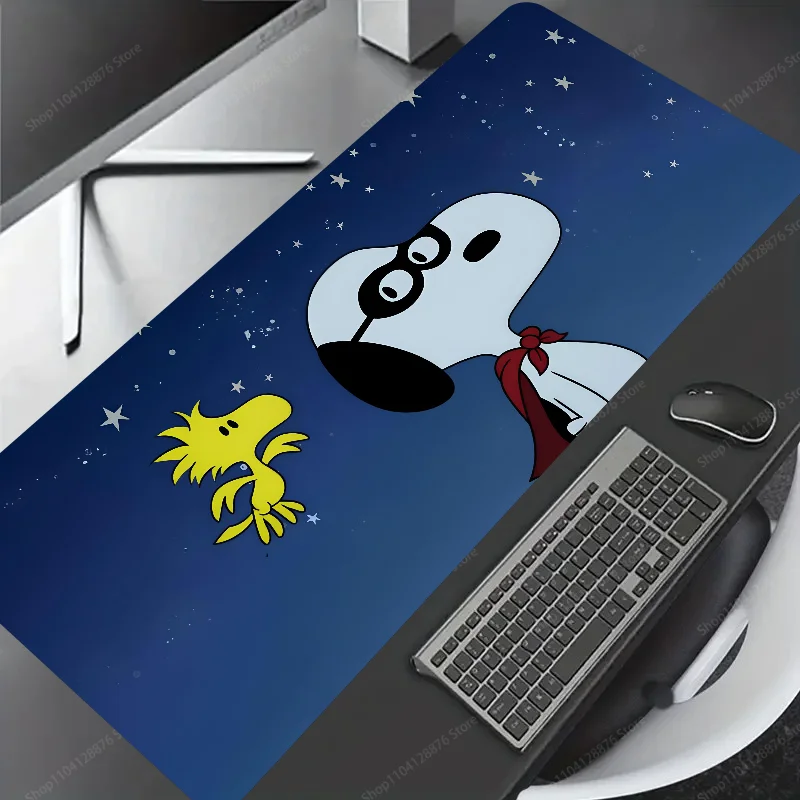 S-Snoopy Non-slip Mouse Pad Suitable For Office Computers Laptops E-sports Game Desk Mats XXL Keyboard