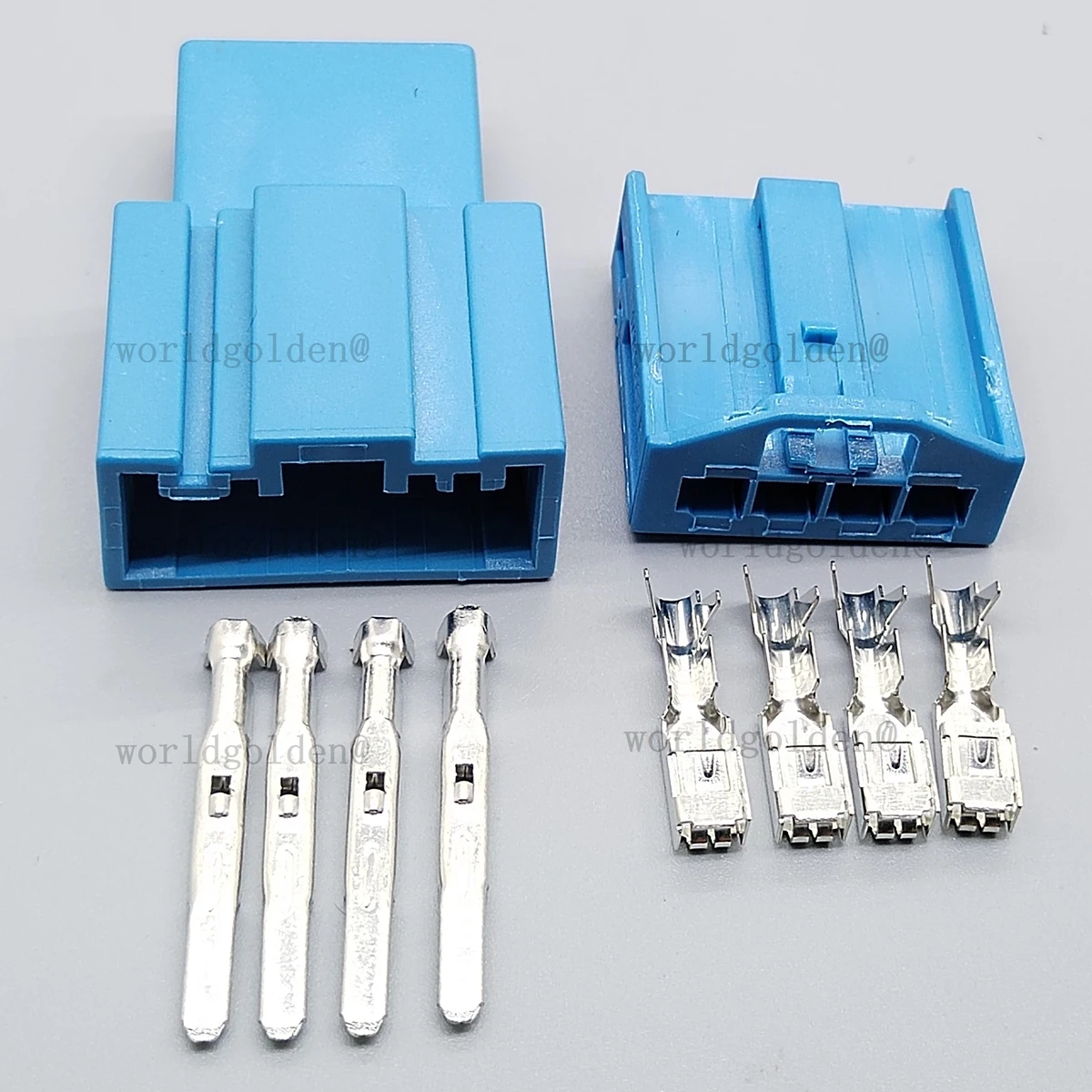 DJ7042-2.8-11 1719093-3B 4Pin Female Socket for tweeter bass ambient light shift paddle wiring connection repair