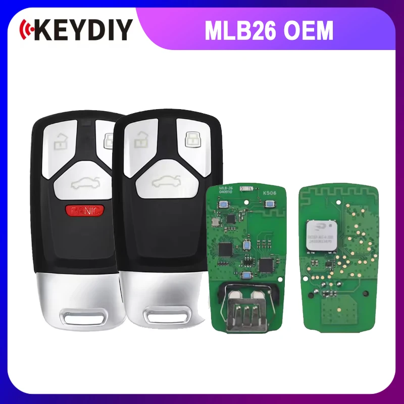1/2/5PCS KEYDIY MLB26 434 Mhz (OEM Solution) MLB 3/4 Buttons Universal Smart Remote PCB Board And Key Shell