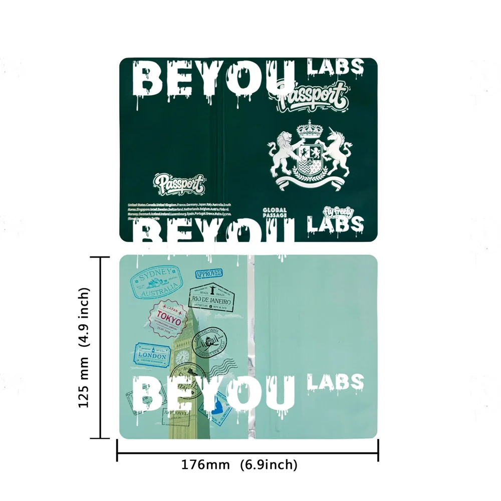 Reusable Empty Mylar Flat Bag Double Space 3.5 Plastic Zipper Packaging Keep Fresh Opp Pouch Aluminum Foil Gram Bags Custom Logo