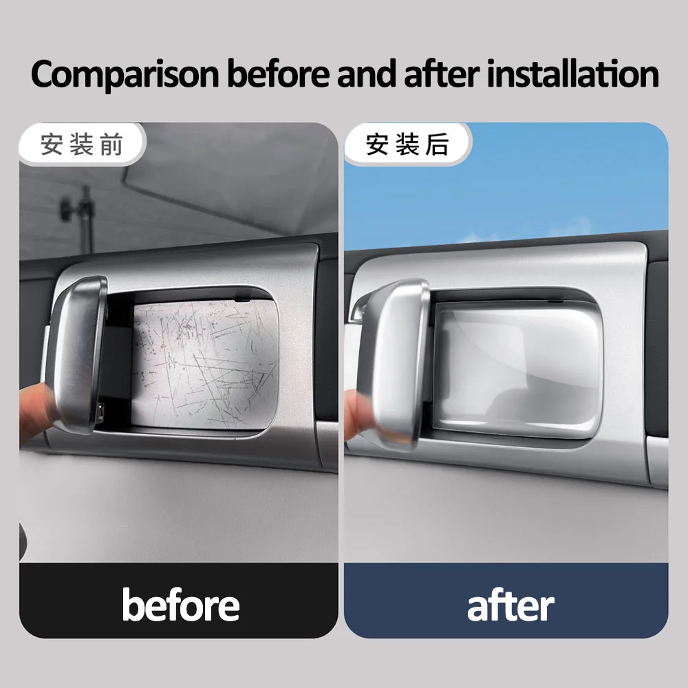 4 Pcs For BYD Leopard 7/Titanium 7/Super 7 Door Bowl Dropper Adhesive Tape Interior Accessories Door Handle Protection Sticker
