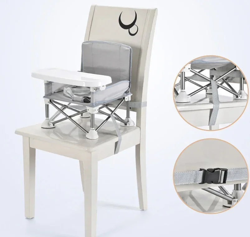 Baby Dining Chair Booster Seat Portable Travel Folding Kids With Feeding Chair Outdoor Beach Seat Baby Furniture Supplies