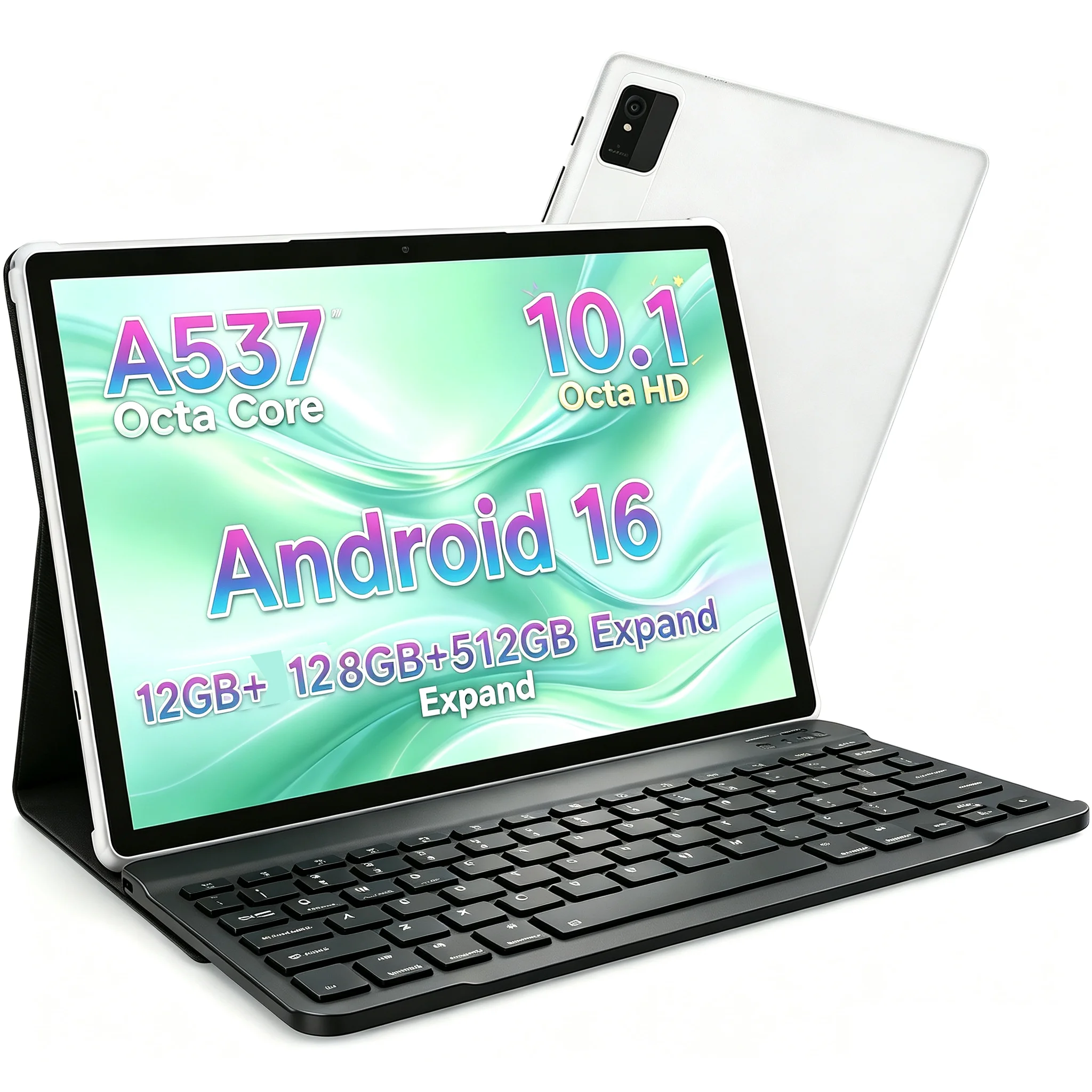 

Paitanry 10 Inch Android 16 Tablet PC Octa Core 12GB RAM 128GB ROM WiFi Bluetooth GMS Google Play Dual Cameras Educational Tab