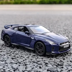 1:36 Nissan GTR R35 Super car simulazione squisiti veicoli giocattolo pressofusi modello in lega di città regali