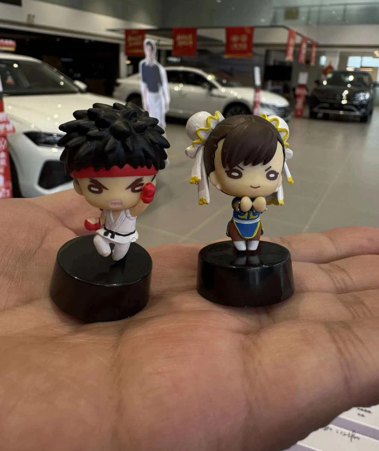 

New Anime Figure Street Capsule Toy Blind Box Chunli Action Figure Cute Doll Model Desktop Ornament Festival Gift For Fans