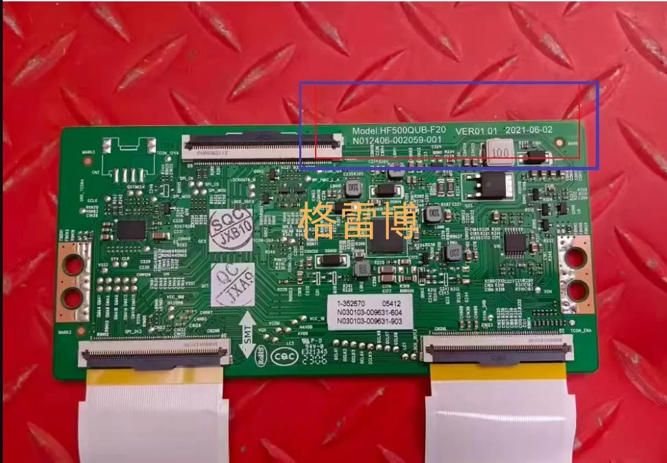 hf500qub-f20n-012406-002059-001-ロジック-t-con-ボード-4k-用