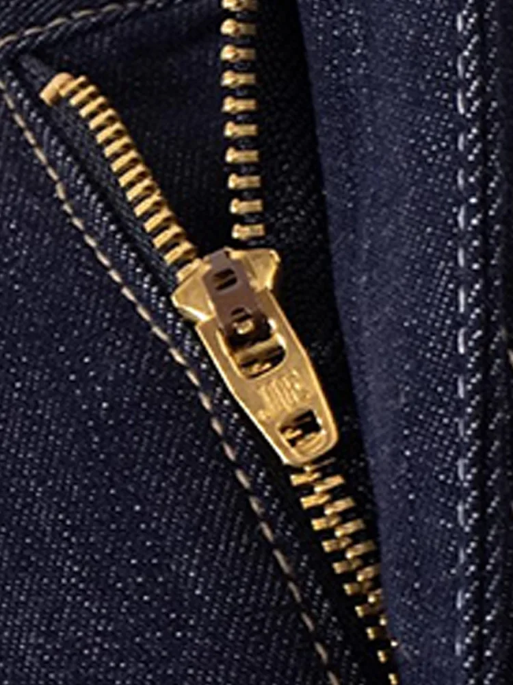 جينز أزرق داكن للنساء والشتاء، مقاس ضيق صغير، ساق مستقيمة، مبطن بالصوف، سروال طويل للتخسيس