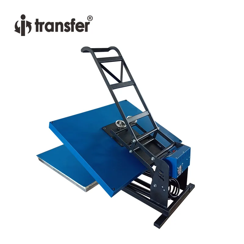 Flat Press Manual Heat Transfer Machine Large Advertising Press 60x80cm Flat Panel Heat Transfer Machine