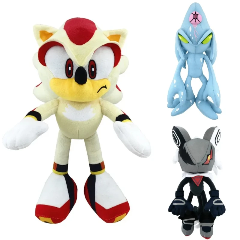 Sonic The Hedgehog Plushes Dolls Anime Figure Infinite Shadow Chaos Soft Stuffed Animals Sofa Pillows Kids Toys Home Decoration