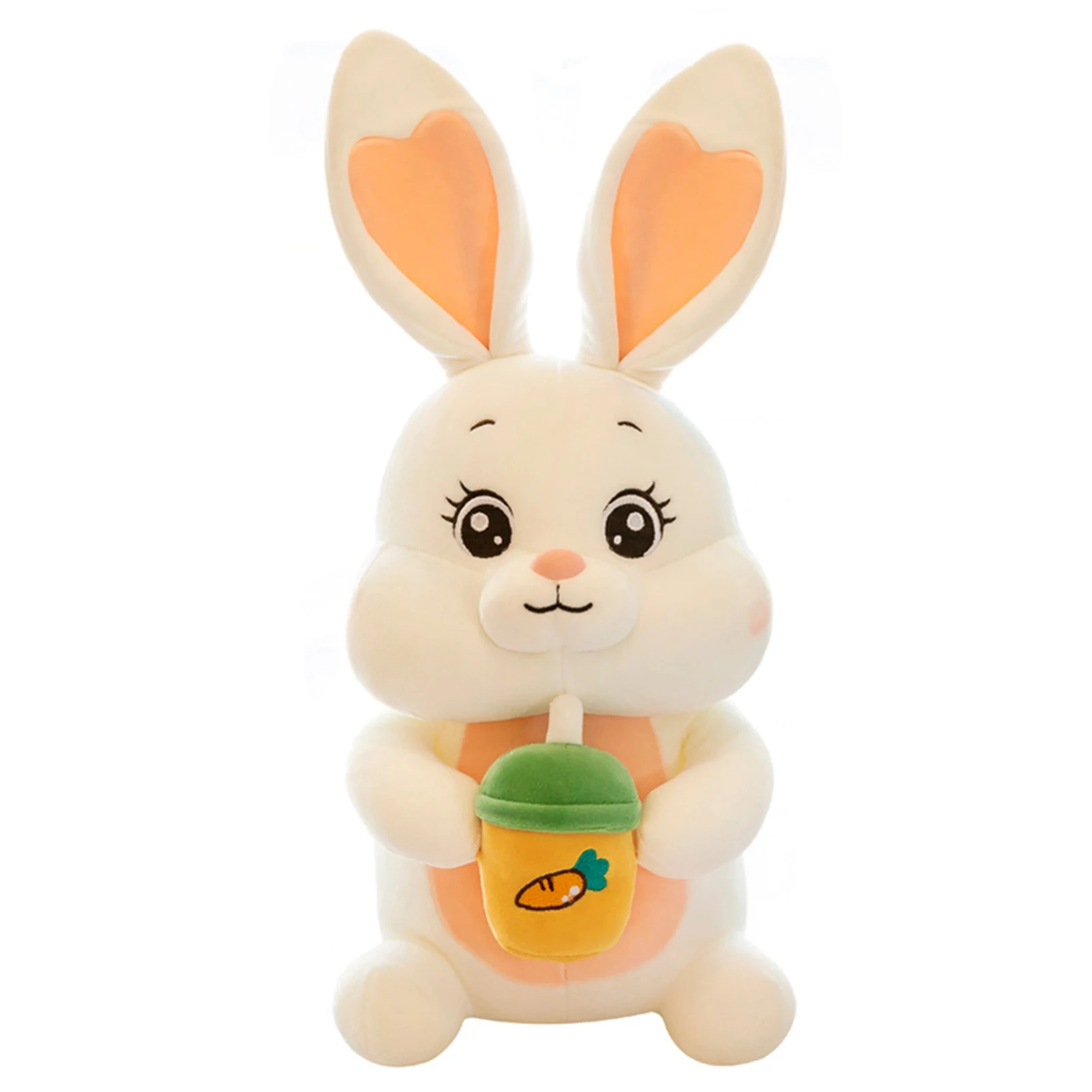 Adorável coelho boneca de pelúcia macio brinquedo de pelúcia criança abraçando travesseiro presente