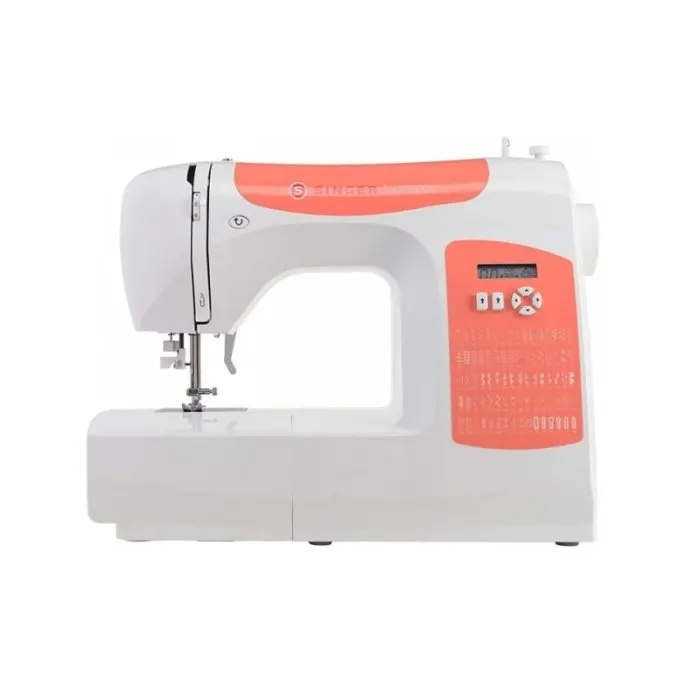 Máquina de Coser Electrónica Singer C5205 con 80 Puntadas, Ojales Automáticos, Pantalla LCD y Mesa de Extensión Incluida