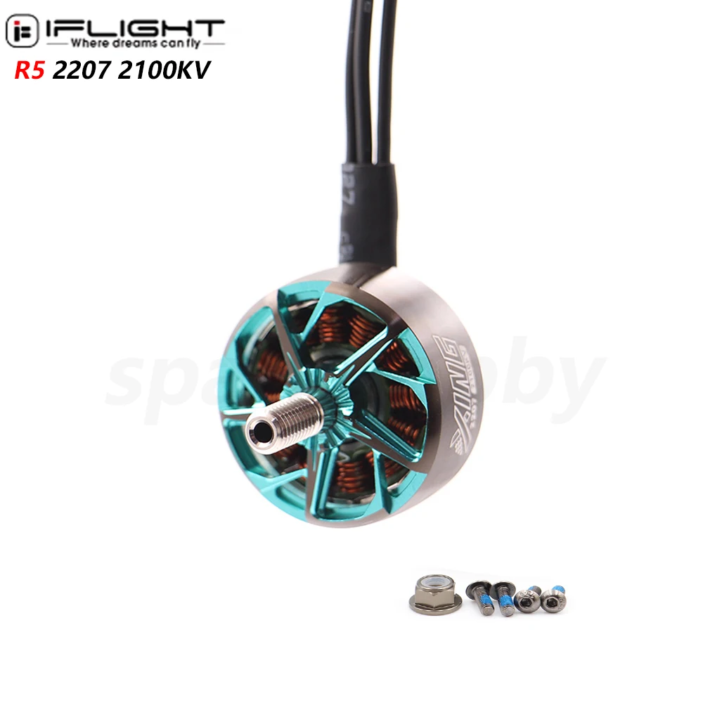 

iFlight R5 2207 2100KV 6S FPV brushless motor 5inch Propeller For Mach R5 Sport frame DIY FPV Racing Drone parts