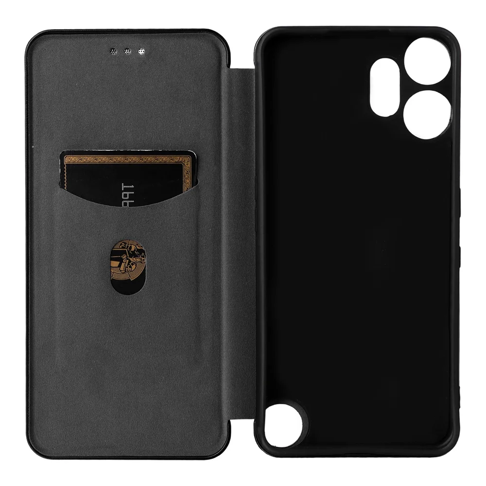 ل لا شيء CMF الهاتف 2 برو حافظة فاخرة الوجه ألياف الكربون الجلد الامتزاز المغناطيسي الحال بالنسبة لا شيء CMF الهاتف 2Pro أكياس الهاتف