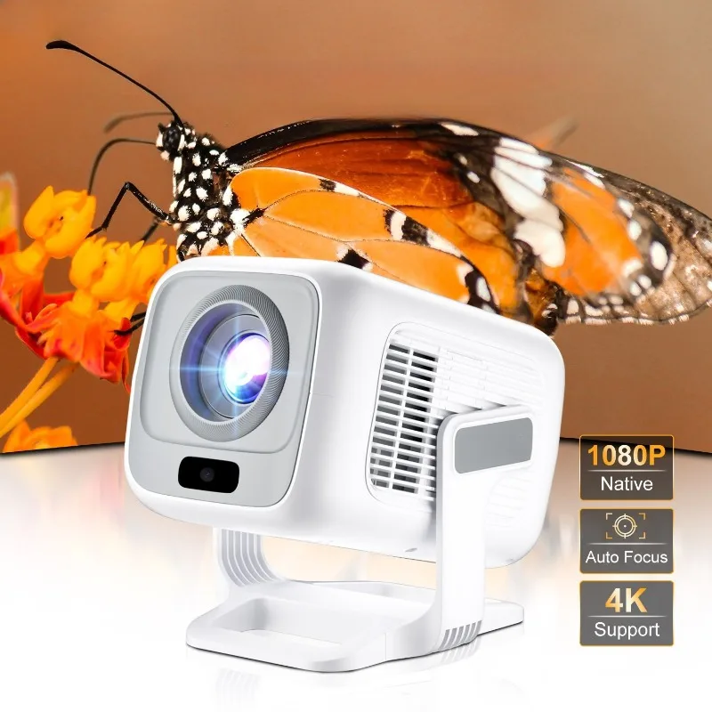 Portable Android 11.0 HD 1080P Projector Home Theater Mini Phone Projector Wireless WiFi Bluetooth Compatible Video Beamer for