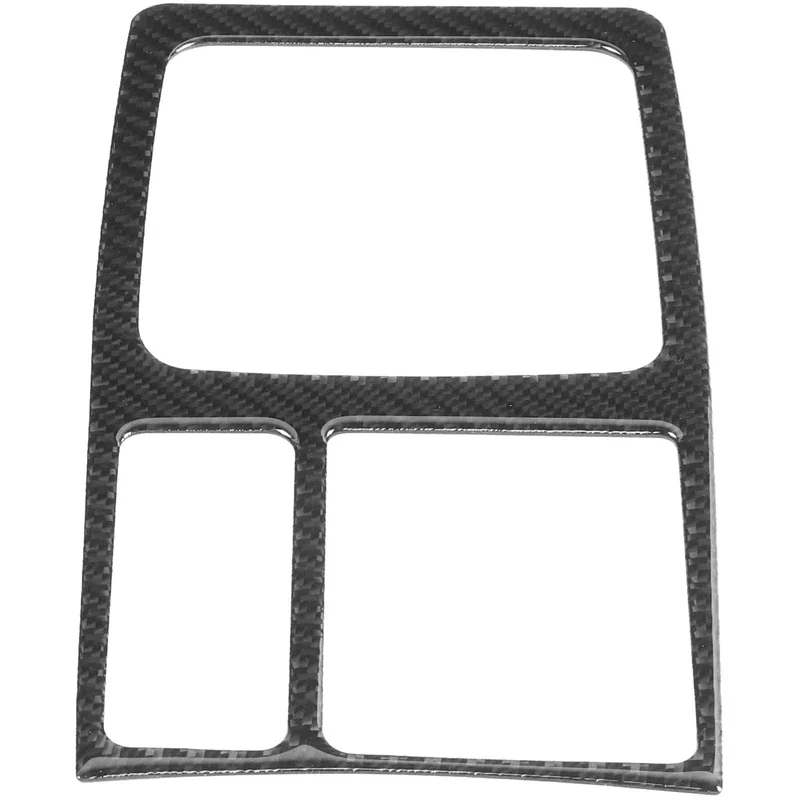 

OLAVGDN New-Gear Shift Panel Cover Interior Trim Frame Carbon Fiber Sticker Fit For Mitsubishi Lancer EVO 2008-2015 Car Accessor