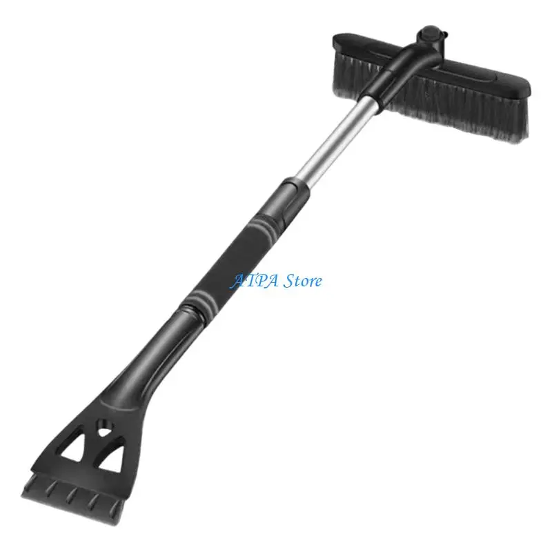 U13C Automotive Snow Removal Scraper 3.8 Inch Ice Blade Detachable Components Portable Storage for Car Truck Winter Care