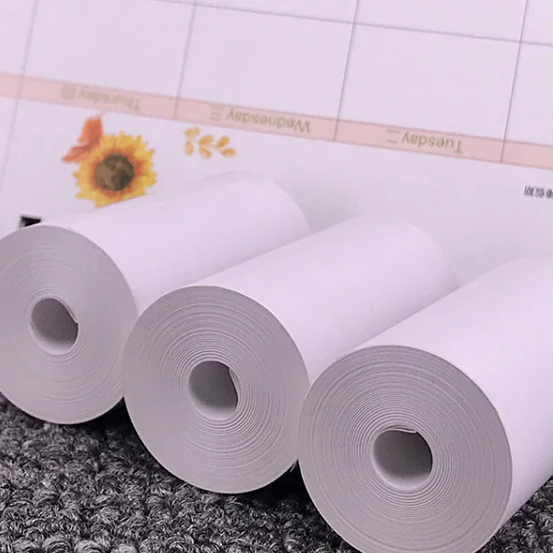 16 rollos de papel térmico, rollo de etiquetas de impresión de 57x25 Mm para impresora fotográfica POS móvil, caja registradora, papel rodante, papelería de oficina