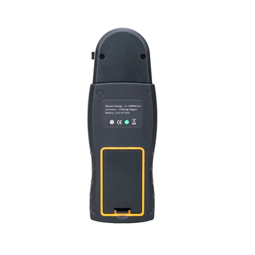 SW-582 Professional Digital Lux Meter with 360 Rotating Sensor Measures 0-199999 Lux and Foot Candles Backlit LCD