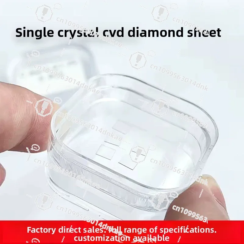 Single Crystal Soldered Diamond Tool Sheet Thermal Conductivity Heat Dissipation Chip 100 Faces 110 Faces 111 Faces Single