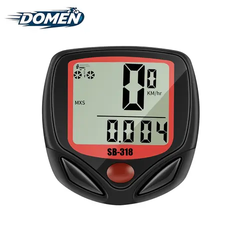 DOMEN Bicycle Speedometer Bike Computer BN518 Multifunction Waterproof Stopwatch Cycling MTB Odometer Cycling Accessories
