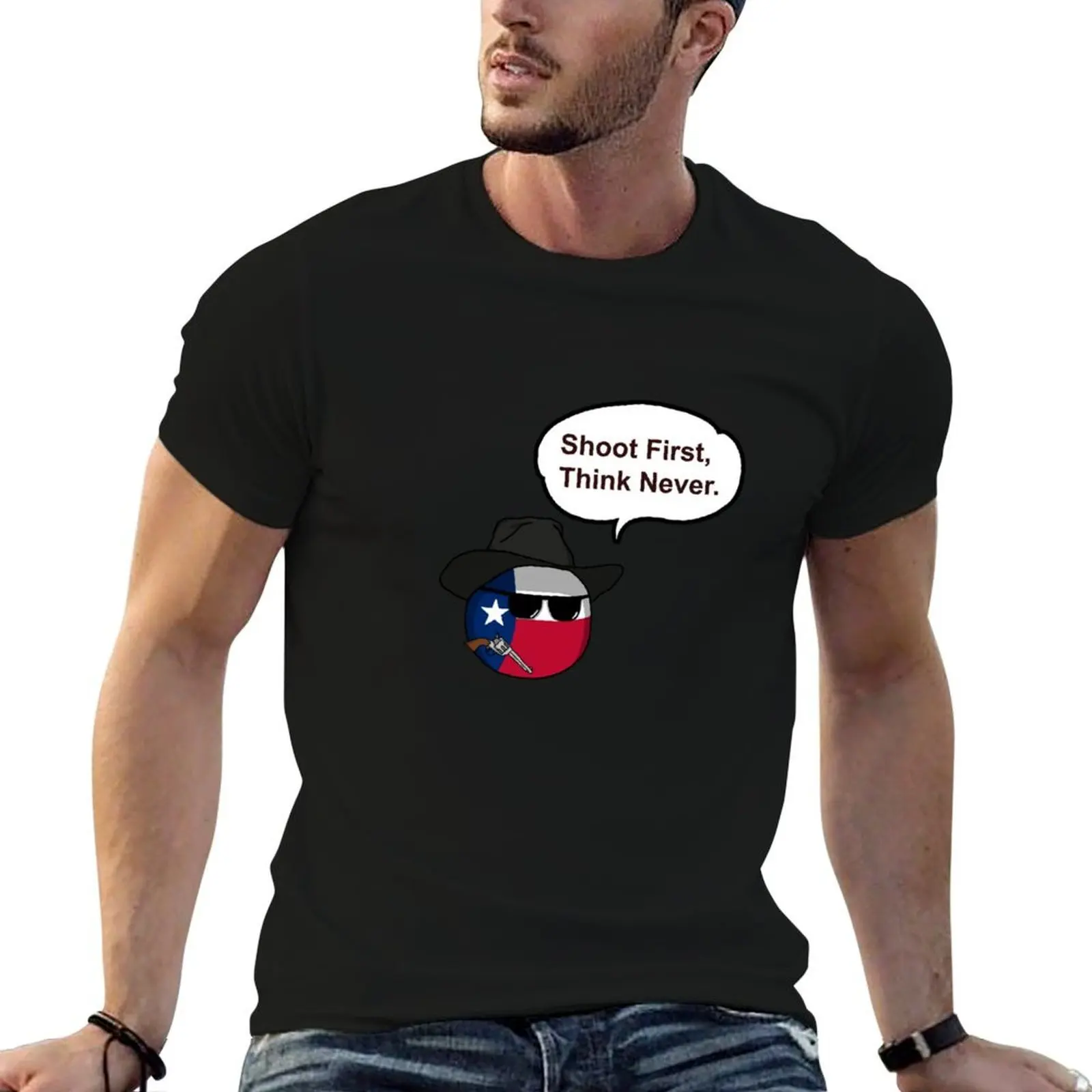 Countryballs: Texas T-Shirt tees oversizeds mens t shirts casual stylish