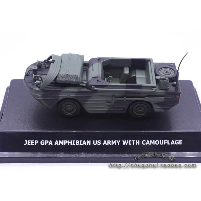 دييكاست 1:43 مقياس دبابة عسكرية جيب GPA برمائية سبيكة سيارة نموذج تحصيل لعبة هدية تذكارية عرض حلية #2