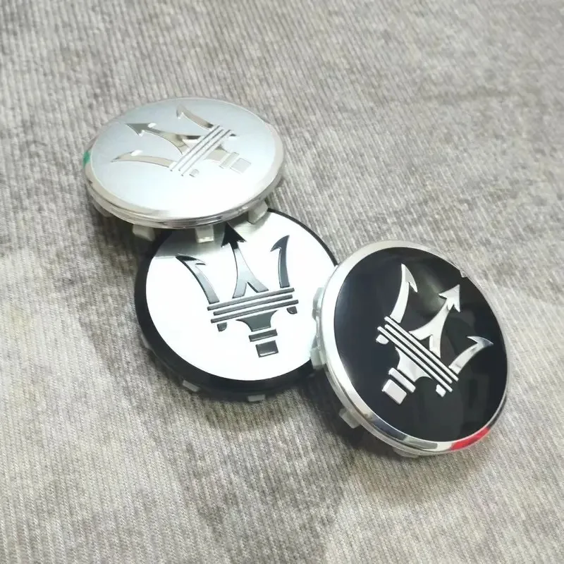 60mmNew سيارة عجلة مركز قبعات لمازيراتي جرانتوريزمو ليفانتي جيبلي جرانكابريو كواتروبورتي GTS Q4 كوبيه غطاء محور الديكور