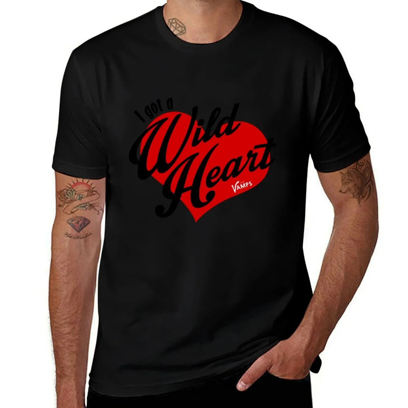 I got a Wild Heart T-Shirt Relaxed Casual Short Sleeve Tee