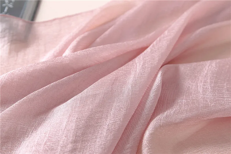 2023 luxus Marke Frauen Mode Schal Plain Solide Seide Leinen Schals Schals Sommer Dame Bandanas Pashmina Foulard Hijab 180*90 cm – Detail 30
