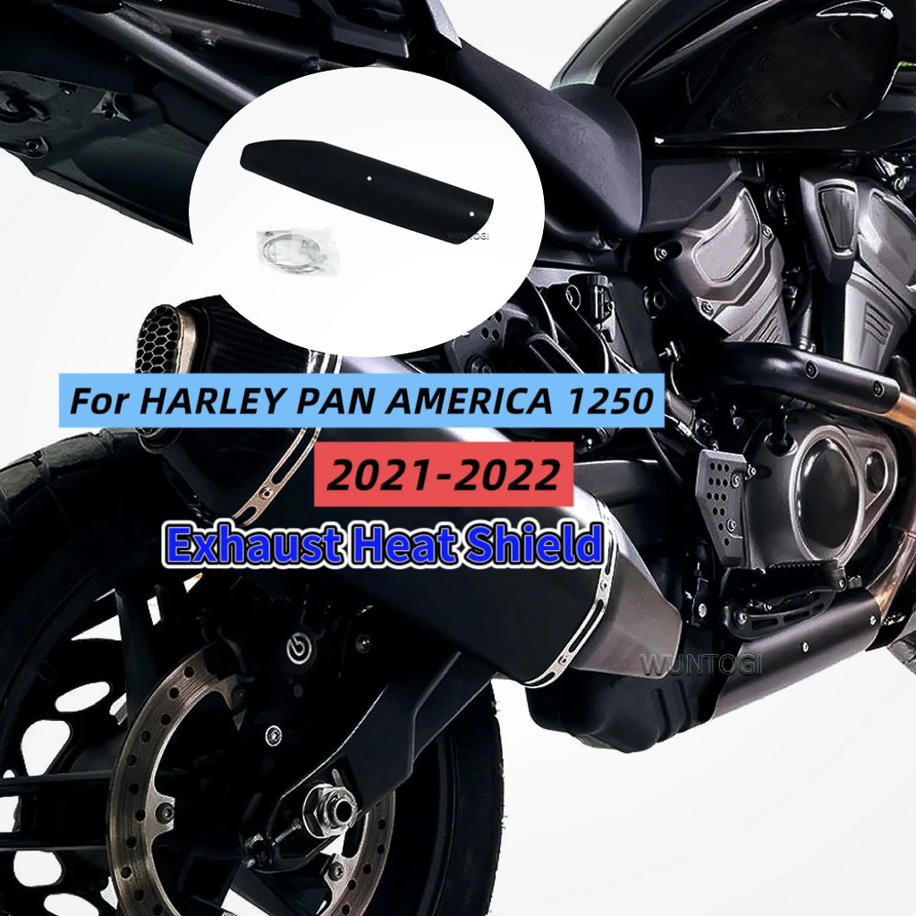 2021-2022 Heat Shield For HARLEY PAN AMERICA 1250 PA1250 PANAMERICA1250 2021 2022 Muffler Heat Shield Exhaust Heat Shield Fit