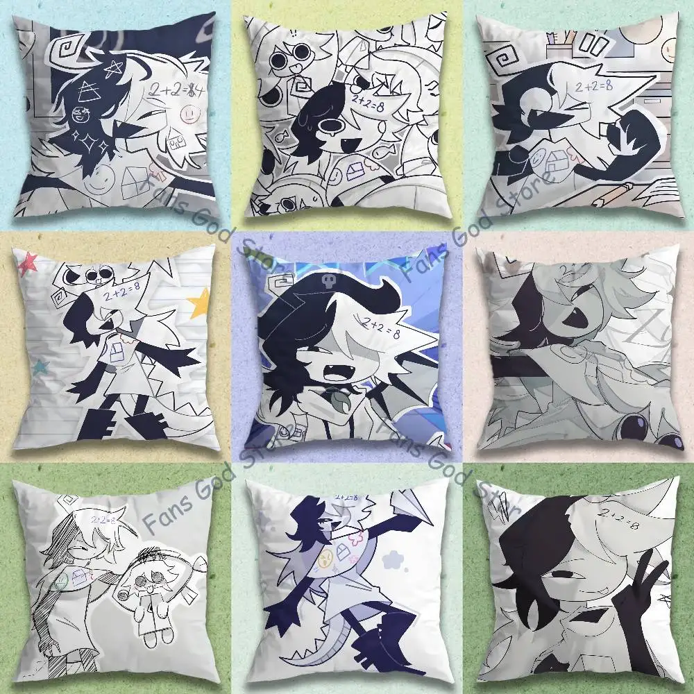 Zip F-Fundamental Paper Education Celebrity Merchandise All-Match Printed Pillow Case Sofa Car Office Room Decoration Protector