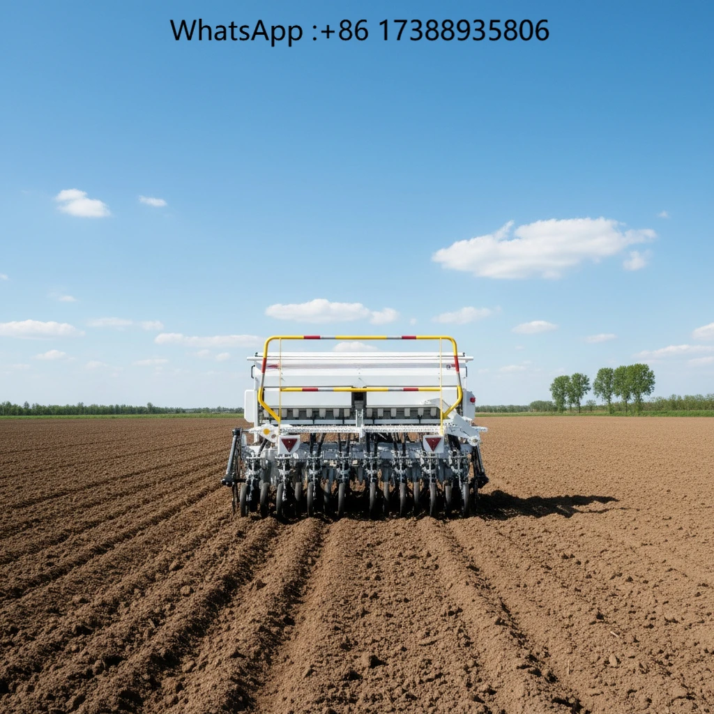 Automatic 16-Row Gearbox Grain Drill Seeder Machine for Wheat Barley Oats Rice Alfalfa Small Seed Planter